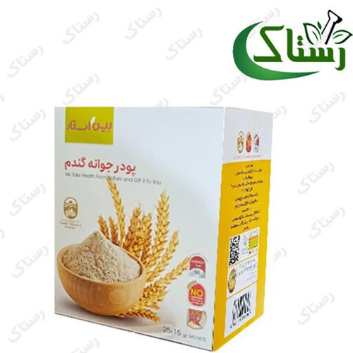 پودر جوانه گندم (دکتر بیز) 25 ساشه گیاهی رستاک آذر (400 گرم)